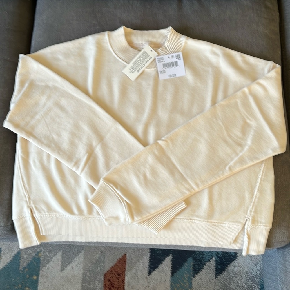 AE Big Hug Cropped Crew Neck Sweatshirt